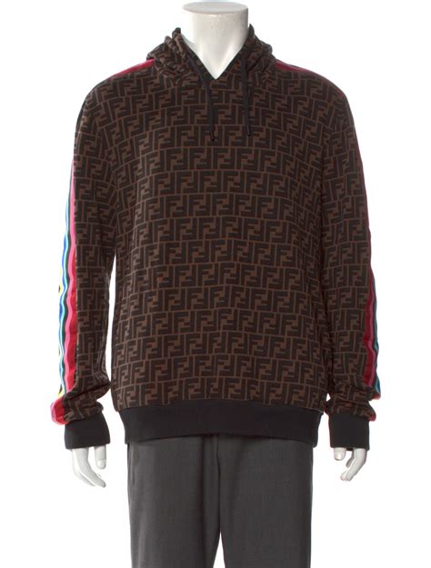 fendi zucca ff trim hoodie